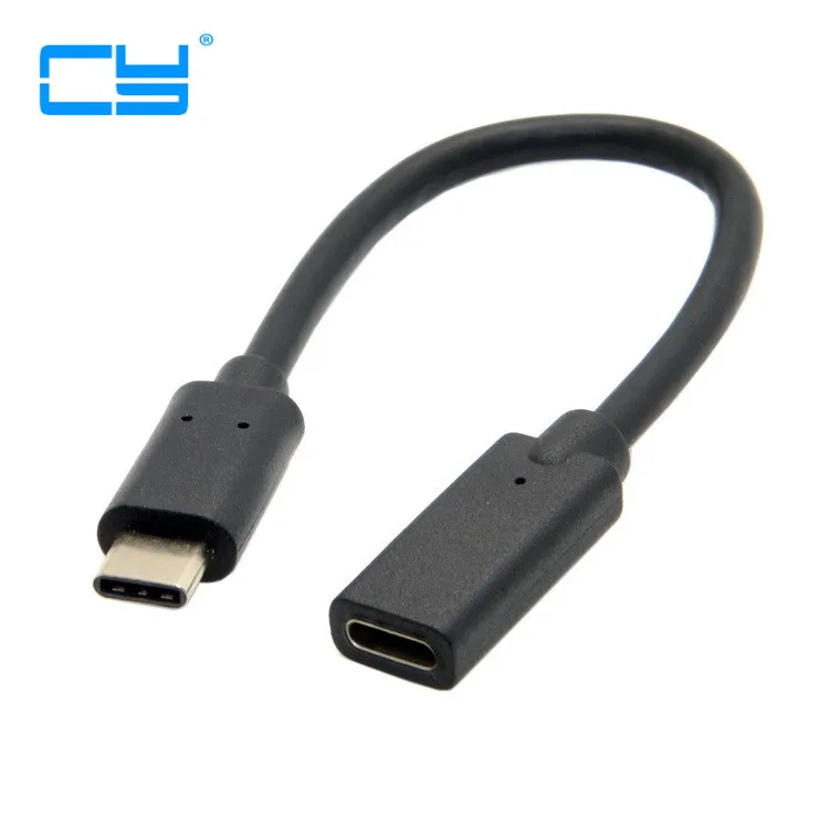 Черный 0 2 м 1 USB3.1 USB C 3 Type расширение Тип Кабеля c Male к женскому CM CF кабель для