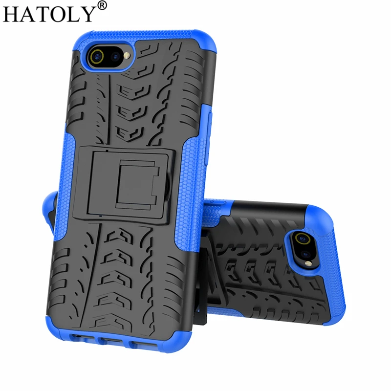 HATOLY чехол для Oppo Realme C2 OPPO A1K бронированный противоударный силиконовый жесткий