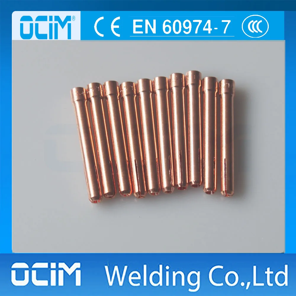10 шт. 10N23 10N24 10N25 Tig Collet запчасти расходные материалы для SR WP 17 18 26 сварочный фонарь |