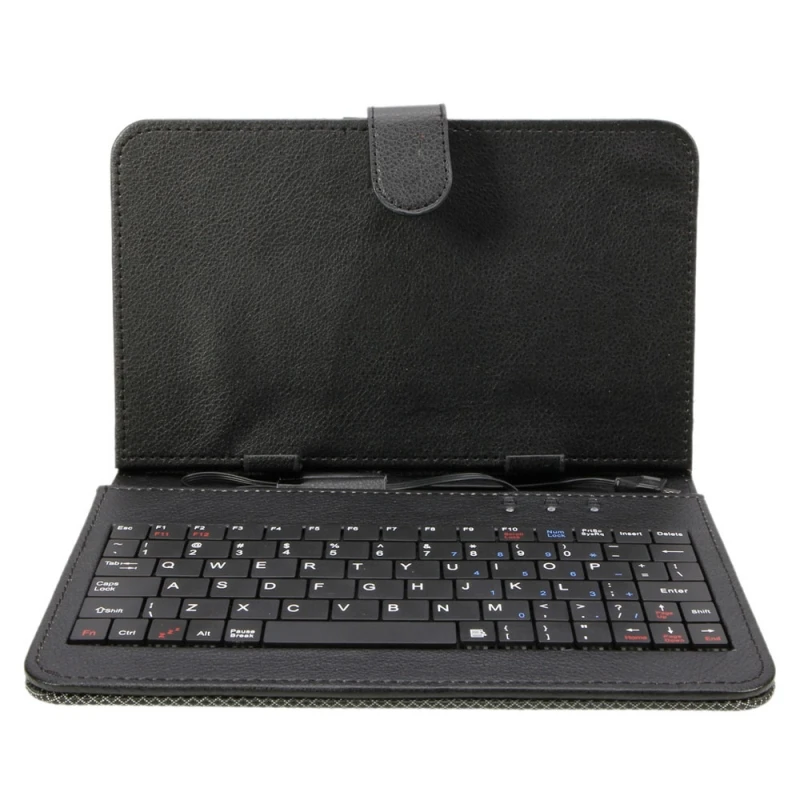 7&quot Tablet PC Leather Case Cover with Micro USB Keyboard Holder | Компьютеры и офис
