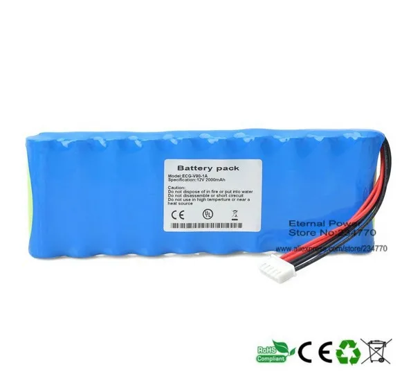 Оптовая продажа запасной аккумулятор для ЭКГ ECG V90 1A медицинский высокое качество