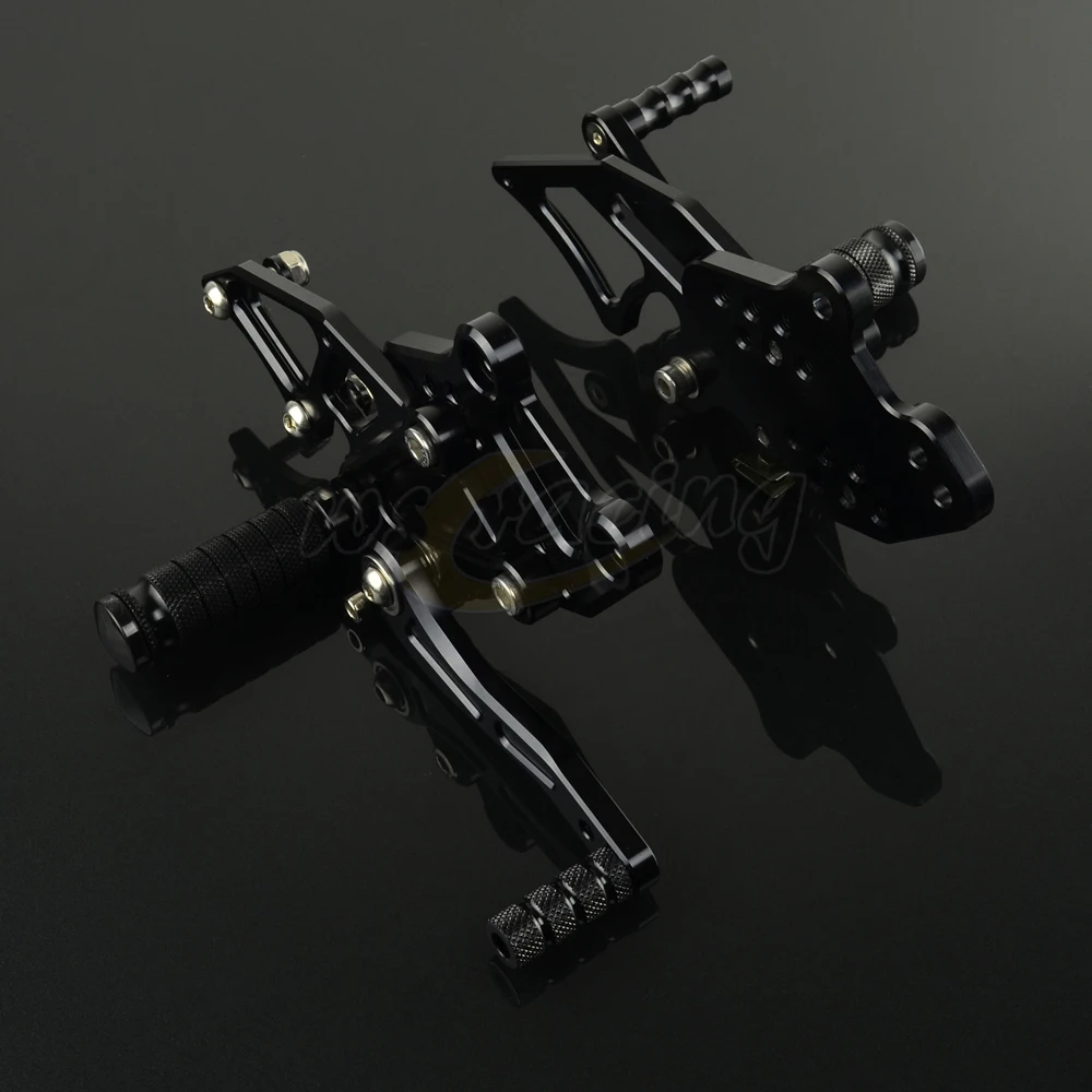 CNC регулируемые мотоциклетные заготовки подножки педали отдых подножки Rearset для KAWASAKI NINJA300 NINJA 300 2013
