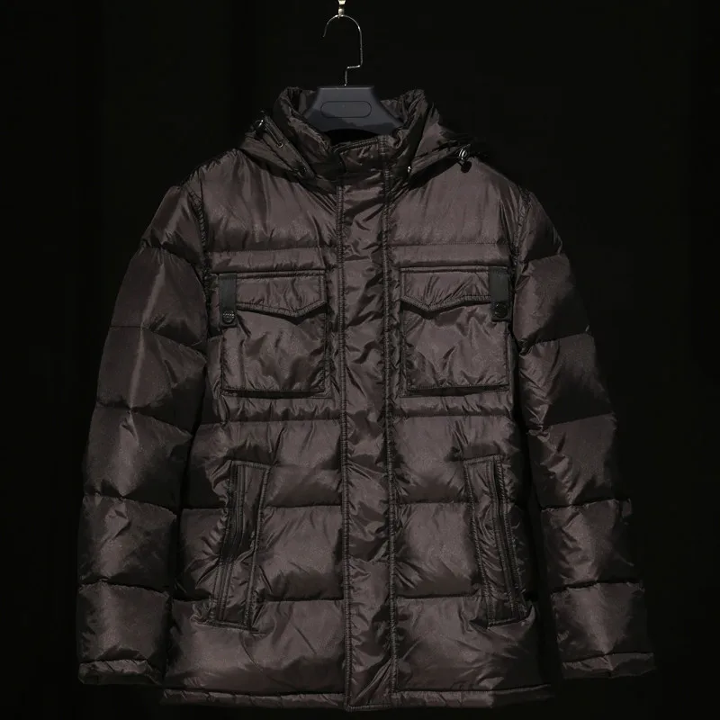 MALIDINU 2023 Brand Down Jacket Men Winter Down Coat Parka High Quality Thick Warm Winter Jackets Mens Duck Down Coat For Men