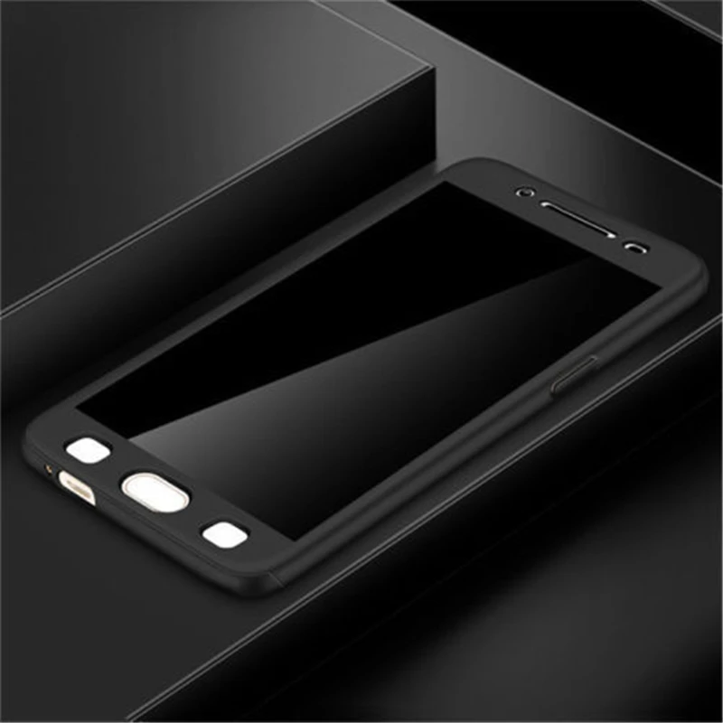 360 Full Cover Hybrid Case And Tempered Glass For Samsung J6 2018 J7 J5 J3 Pro 2017 Phone Galaxy J2 2016 DYee |