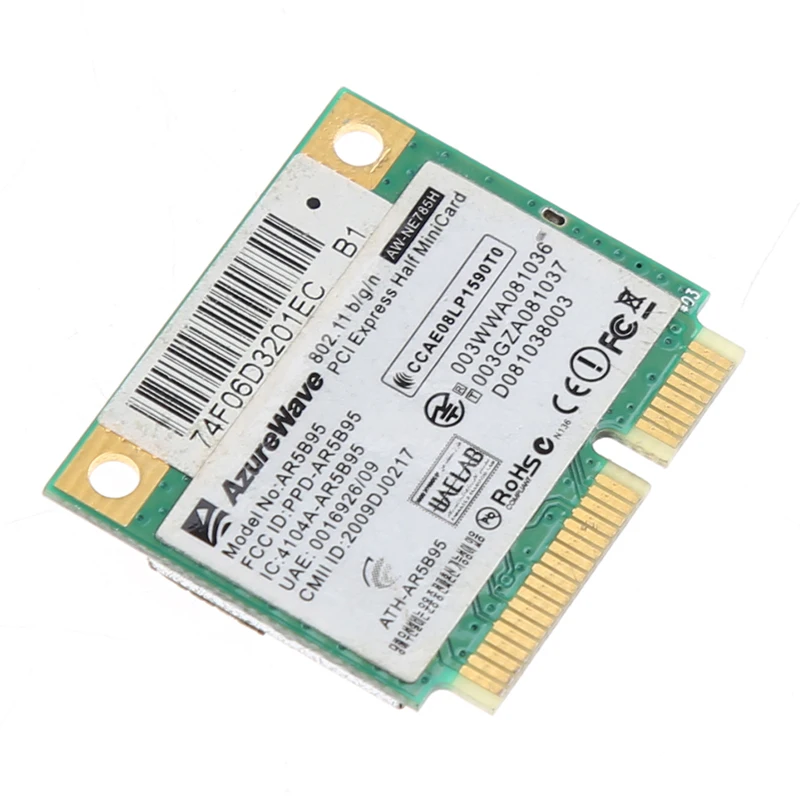 AR9285 AR5B95 мини PCI E 150 Мбит/с Беспроводная Wlan Wi Fi карта для Atheros|Сетевые карты| |