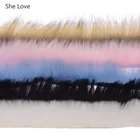 Лента Chzimade 1 ярд из искусственного меха, пушистая отделка, пошив костюмов, поделок для одежды сделай сам, швейные принадлежности