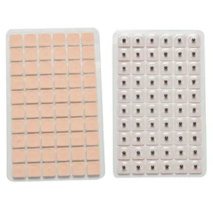 600 шт.лот семена ушной терапии стикер для массажа ушей терапия игольчатые патчи для аурикулярной аурикулотерапии ваккария оптовая продажа