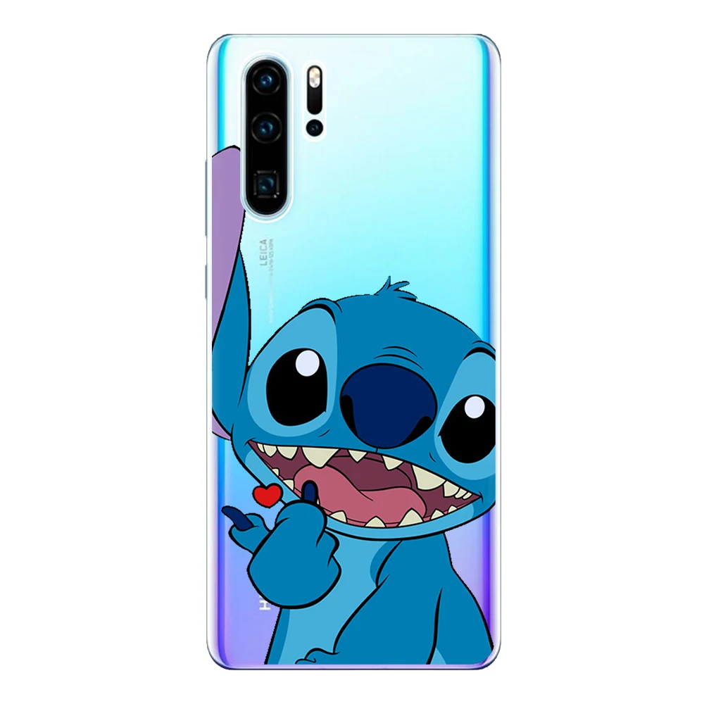 Чехол для Huawei P30 Lite Pro мягкий силиконовый чехол из ТПУ Fundas милый с Микки и Минни
