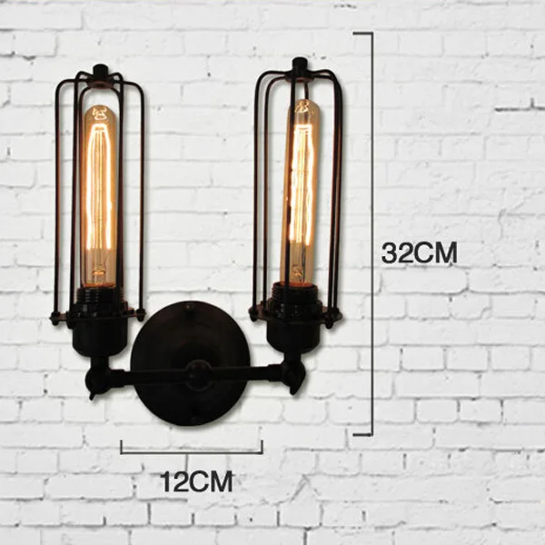 Лампа накаливания E27 в стиле ретро 110 220 AC|wall light retro|wall lightcaged wall |