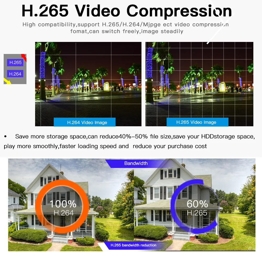 Woaser 4.0mp 4ch H.265 Беспроводной NVR комплект HD Открытый ИК Ночное Видение безопасности IP