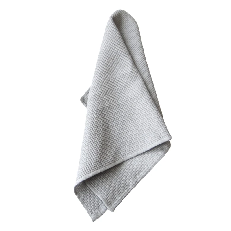 Light Gray Новинка, чайное полотенце, хлопок, скатерть, однотонный цвет, носовой платок, кухонные салфетки для посуды, прочное полотенце, s, мягкая настольная салфетка, товары для дома - Цвет: Light Gray