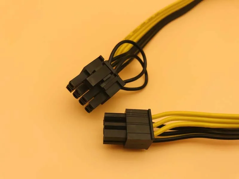 PCI e GPU 6Pin до 8pin 6 + 2 Pin Кабель питания PCIe графическая видеокарта 8 pin папа контактный