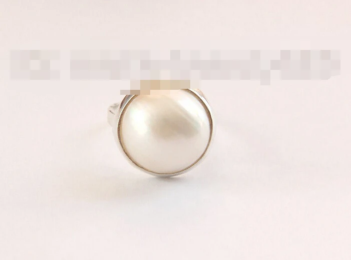 00565 Круглое Белое Южное море жемчужное кольцо|ring size measurement tool|pearl rings yellow goldpearl silver |
