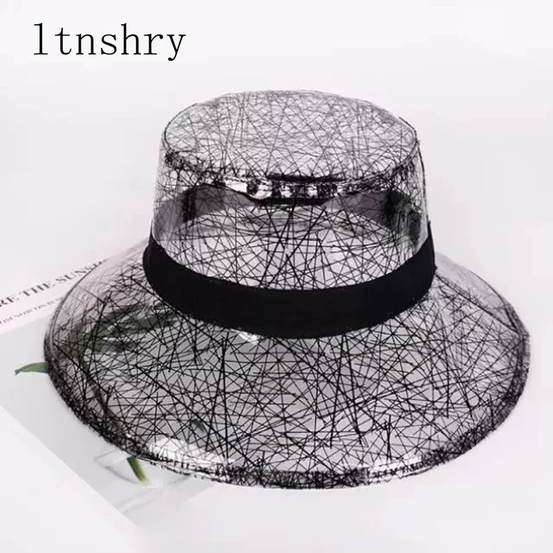 Модная Прозрачная ПВХ панк рок Кепка от солнца для мужчин и женщин уличная отдыха