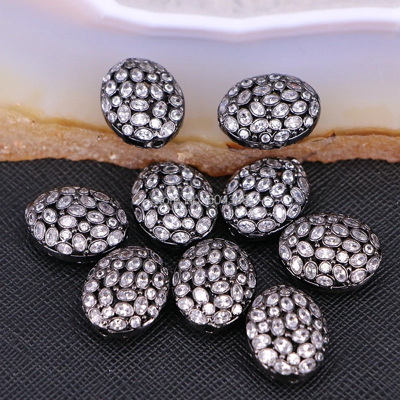 5 шт. бусины разделители для украшений|spacer beads|micro pavebeads spacers beads |
