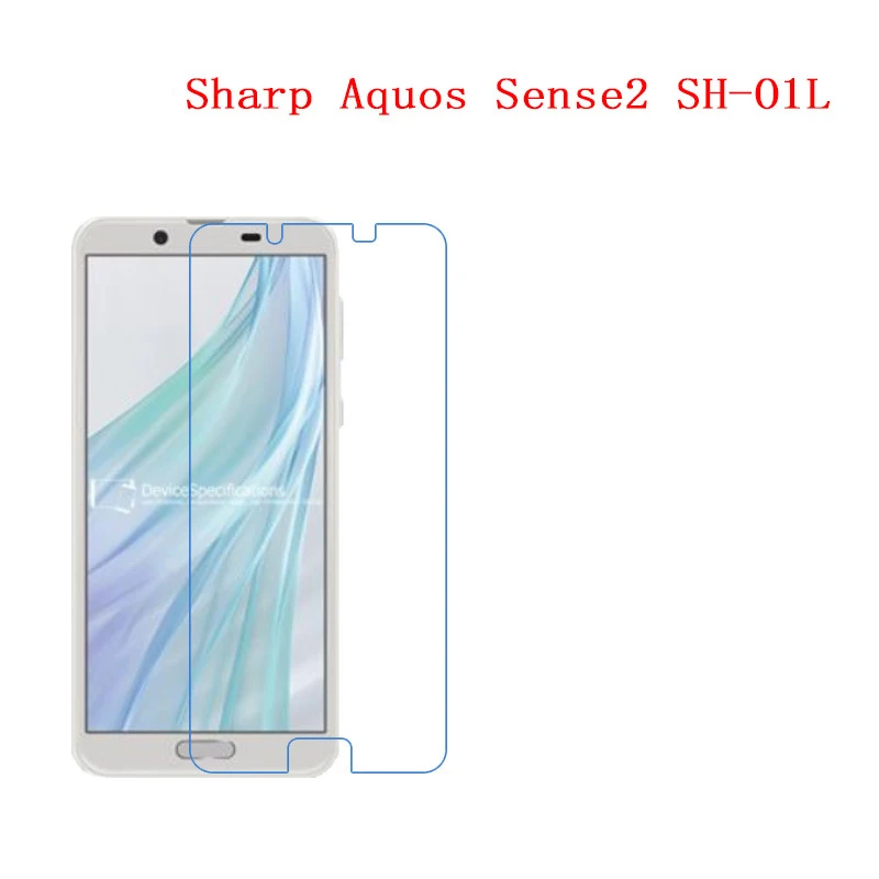 2-Pack) 9 H гибкий стеклянный протектор экрана для Sharp Aquos Sense2 SH-O1L