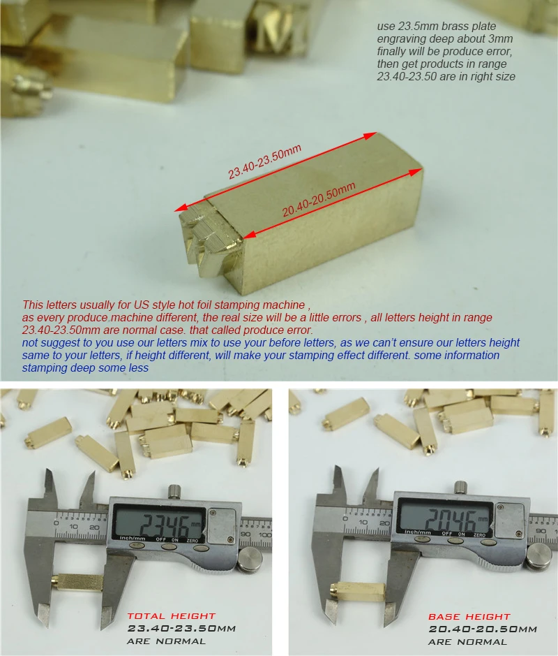 RCIDOS 23 40 50 мм CNC гравировка Гибкая латунь формы для букв горячая фольга Штамповка Die