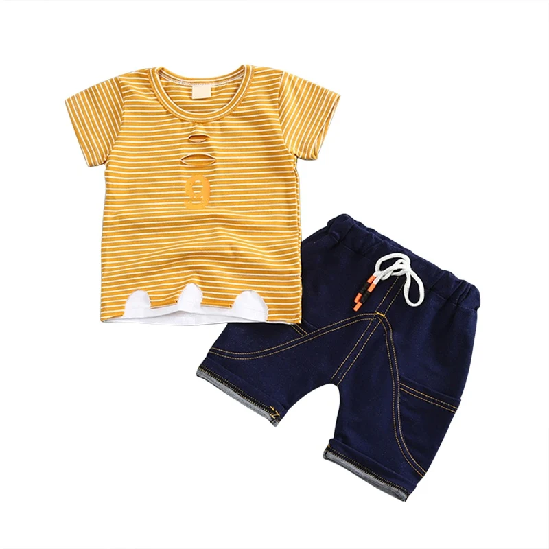 Детский комплект из 2 предметов летняя одежда для мальчиков и От 1 до 5 лет Детская