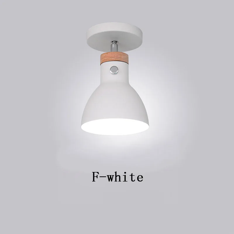 F-white Светильник потолочный плафоны для люстры освещение для дома лофт декор минимализм люстра потолочная в гостинную светильник потолочный ретро лампа круглая спот плафоны для люстры - Цвет корпуса: F-white