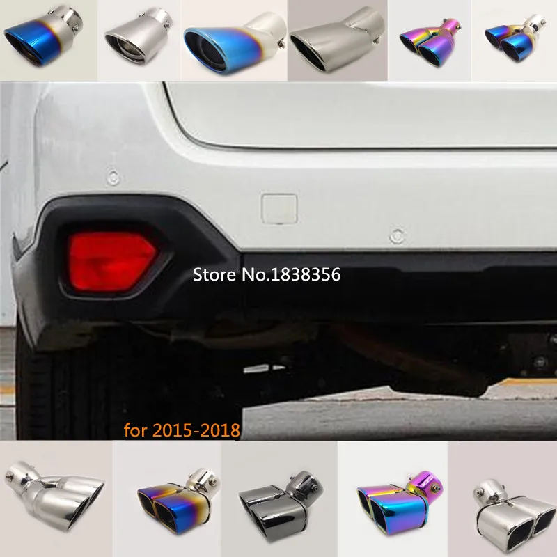 Для Subaru Outback 2018 2019 2020 2021 глушитель кузова автомобиля внешний выхлопной трубы из