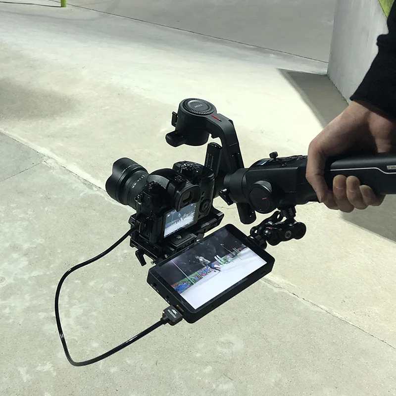 5 В 4 K HDMI полевой монитор 1080 P полный экран поворотный кран держатель для sony A6300 A6400