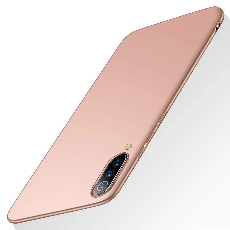 Rose gold Тонкий жесткий чехол из поликарбоната для xiaomi mi 9 se чехол Матовая Броня задняя крышка для xiaomi mi 9 глобальная версия mi 9 se mi 9se противоударный - Цвет: Rose gold