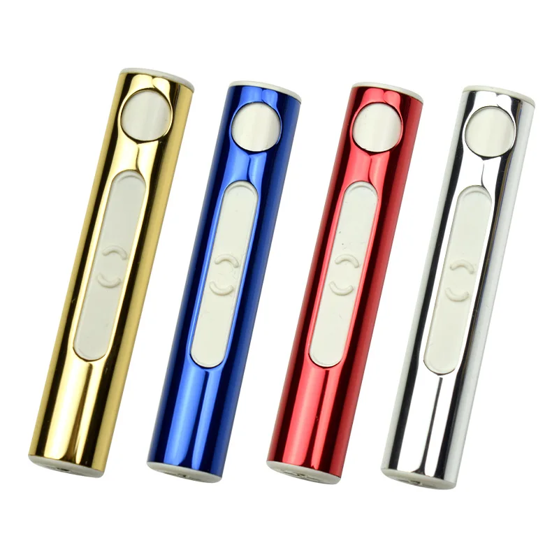 Портативная электронная зажигалка лучшая Usb Зажигалка isqueiro портсигар аксессуары