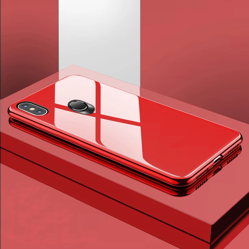 YUETUO роскошный ТПУ стеклянный зеркальный чехол для телефона xiaomi redmi s2 y2 s 2 ksiomi xiomi
