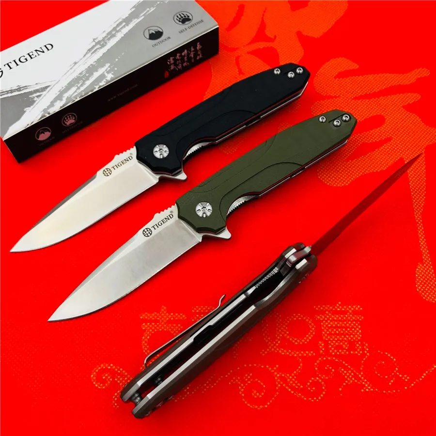 TIGEND CF1818 тактический складной нож D2 лезвие G10 + стальная ручка Кемпинг Охота