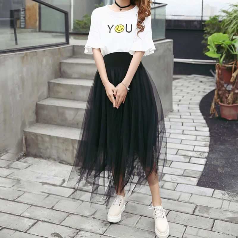 

Fashion Adjustable Skirts Pleated Skirt For Pregnant Women High Waist Care Belly Pregnancy Clothes Newest Style