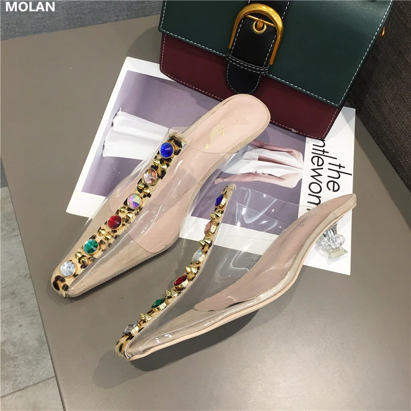 Бренд molan Дизайнерская обувь Новинка 2019 года Роскошная леопардовой расцветки с