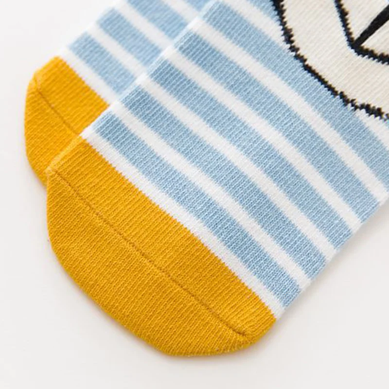 3 предмета Детские Носки с рисунком милые хлопковые короткие носки дышащие