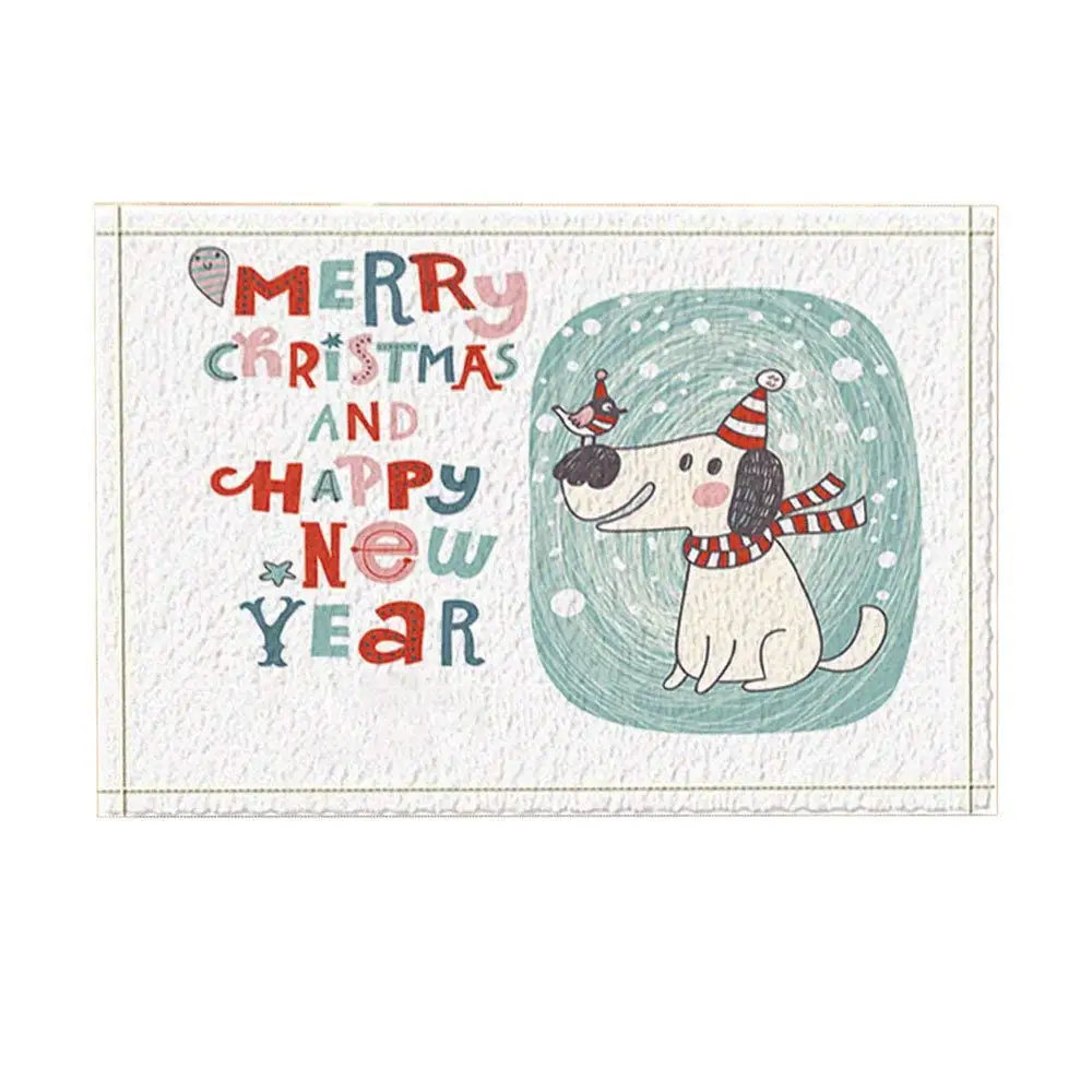 Детский Декор птица на носу собаки для рождественского коврик ванной