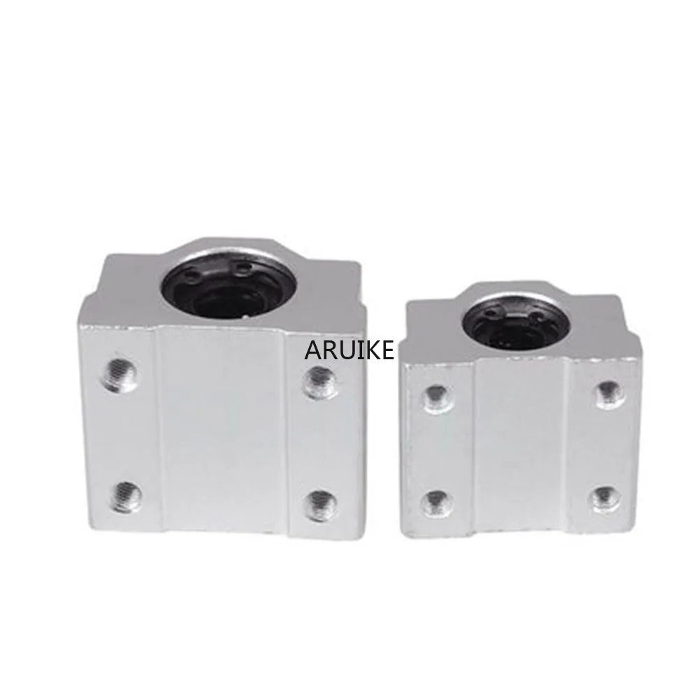 4pcs SCS8UU SC8UU 6mm/8mm/10mm/12mm/16mm/20mm Linear Motion Ball Bearing CNC Slide Bushing for linear shaft DIY 3D printer part |