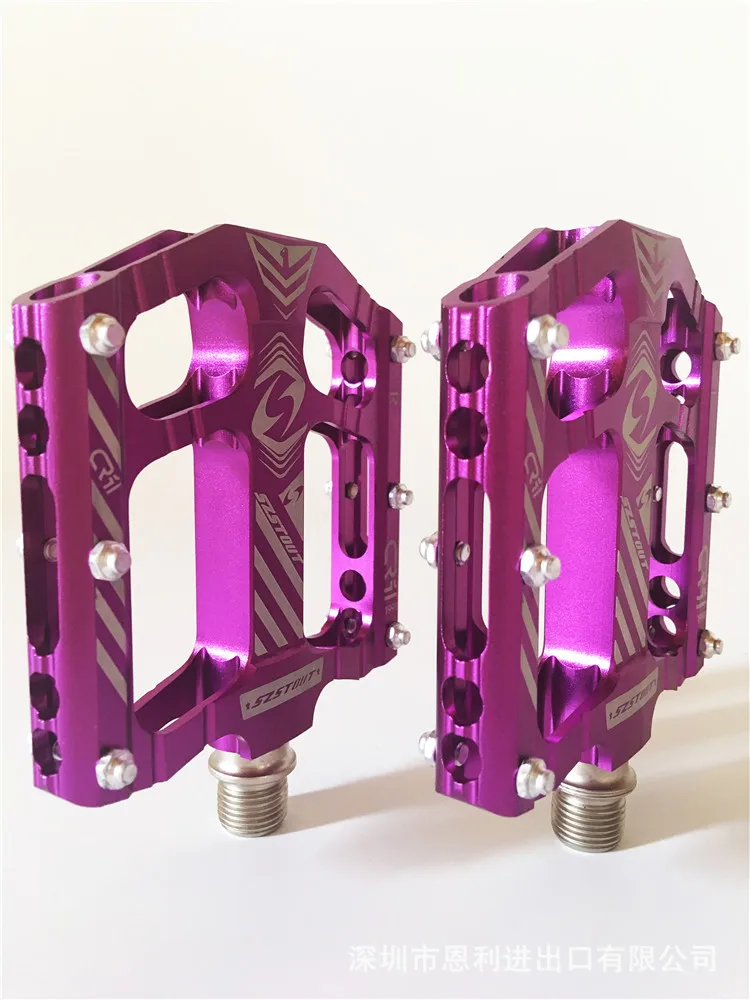 Алюминиевая педаль для горного велосипеда цветные педали Нескользящие|pedal