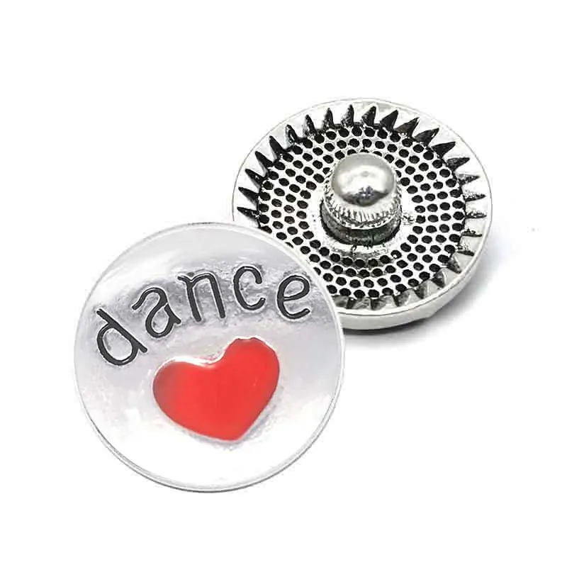 

Wholesale w002 18mm 20mm rhinestone metal button for snap button Bracelet Necklace Jewelry For Women Silver jewelry