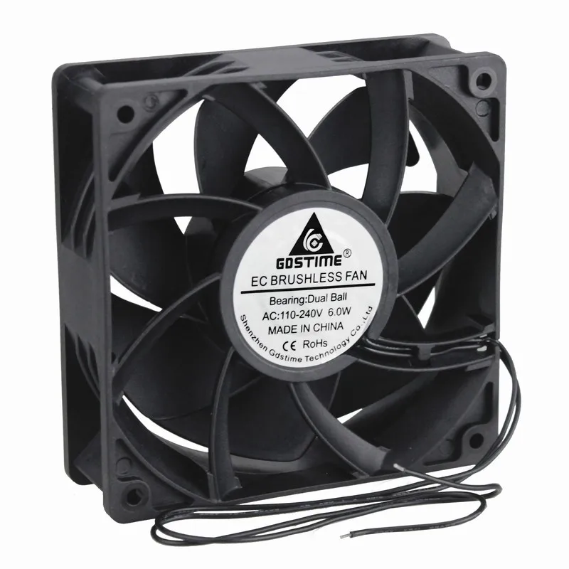 1 шт. Gdstime 12038EC 120*120*38 мм 12 см EC AC 110 в 120 240 В Бесщеточный вентилятор охлаждения x 38