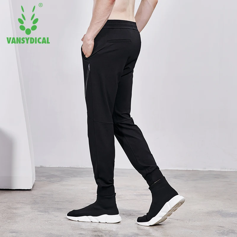 Vansydical осенне-зимние спортивные штаны для бега мужские уличные фитнеса