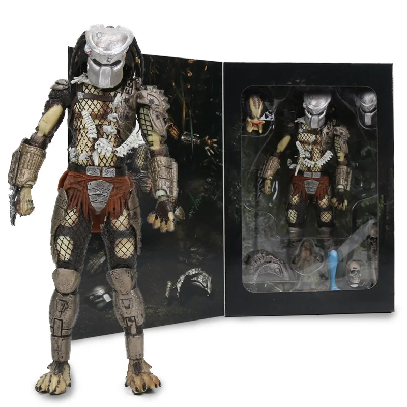 

7,8 "NECA Predator Ultimate 30-я годовщина охотника за джунглями ПВХ фигурка охотника за джунглями без маски Коллекционная модель куклы игрушки