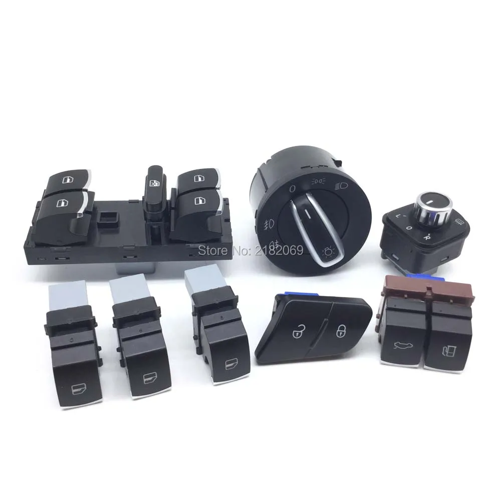 Переключатель зеркала фар для VW Passat 5ND 941 431A 3C0 962 125B 5K4 959 857 5K0 855 3C8941 431C 5ND959855 5ND959857 |