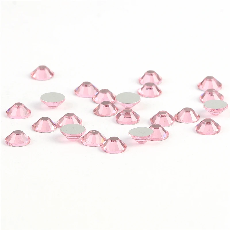 CCBLING светильник Rose ss3-ss30 Nail стразы с плоским основанием без горячей фиксации