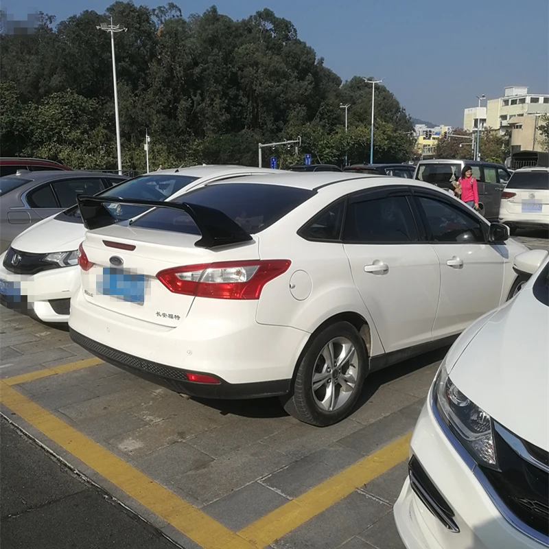 Спойлер для Ford Focus высокое качество ABS материал заднее крыло автомобиля