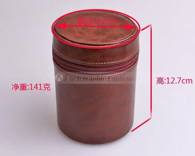 Сумка для объектива камеры чехол из искусственной кожи подходит объективов Canon