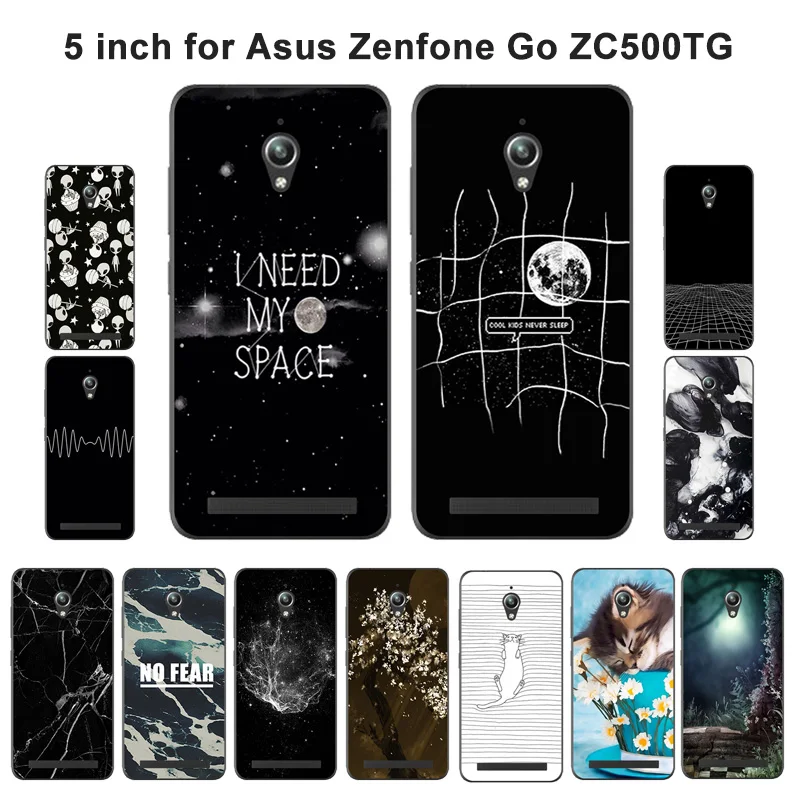 Защитный Мягкий чехол из ТПУ для ASUS Zenfone GO ZC500TG телефона 5 0 дюймов с