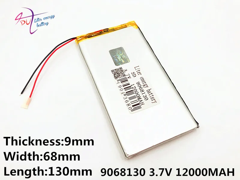 3 7 V 1000mAH 9068130 9070130 литий ионный полимерный аккумулятор литровая энергия для умных
