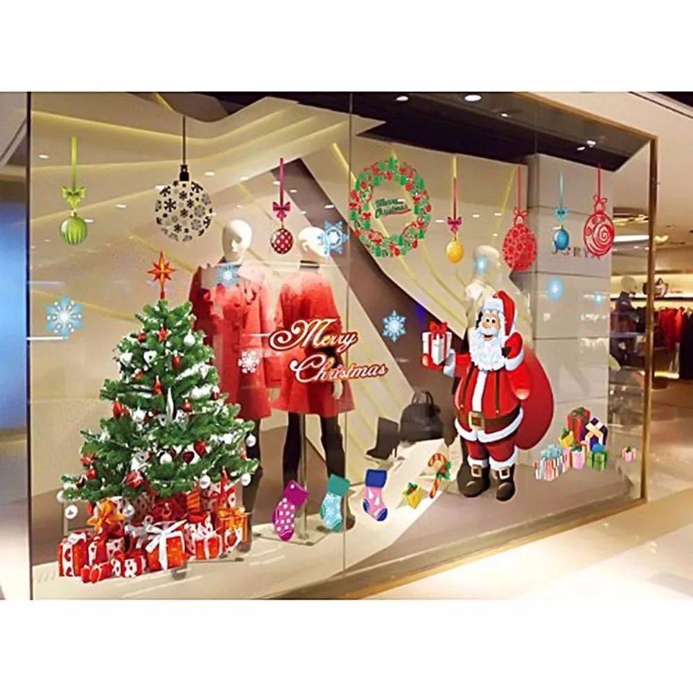 DIY Наклейка на стену с надписью &quotMerry Christmas&quot виниловые наклейки съемная