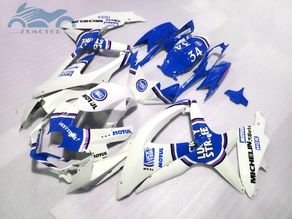 Обновленный полный обтекатель комплект для SUZUKI 2008 2009 2010 GSXR600 750 08-10 K8 GSXR 600 K8 K9 мотоцикл обтекатель наборы Lucky Strike