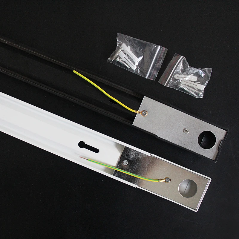 1 м светодиодный Трековый светильник алюминиевая трекосветильник осветительная