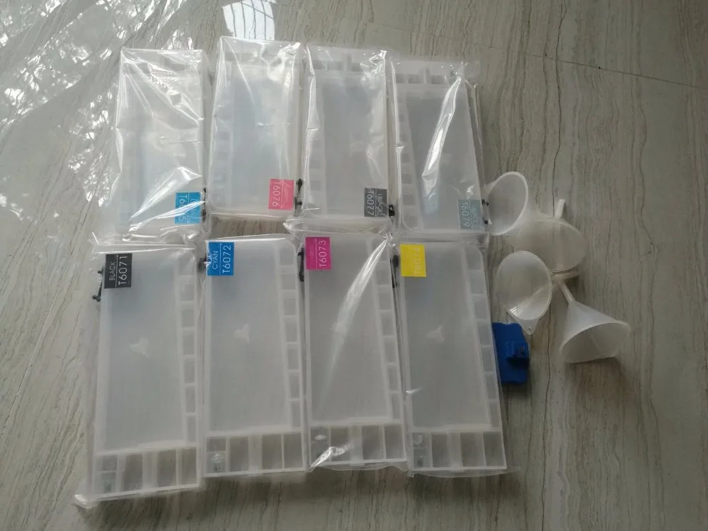 

8 pack Refillable Ink Cartridges For Epson Stylus Pro 4880 4800 T5651-T5657 T5641-T5647 300ML printer printer parts