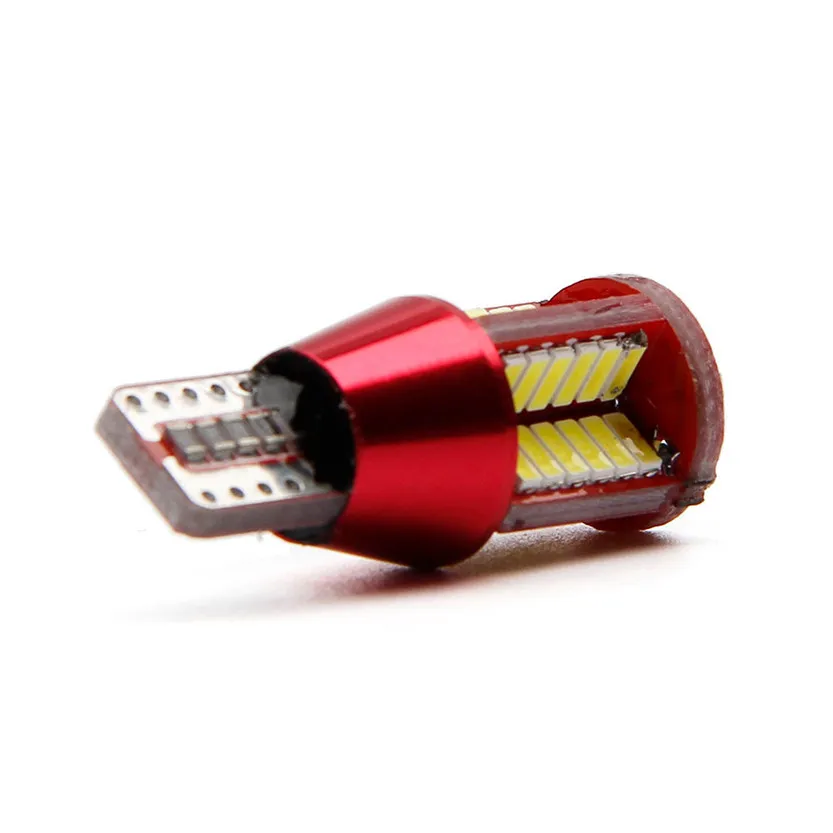Автомобильная светодиодная лампа T10 1 шт. супер яркие лампы w5w 57smd парковочные 12 В